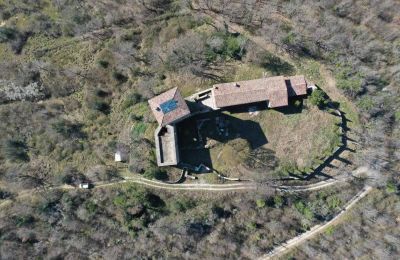 Château médiéval à vendre 06060 Pian di Marte, Torre D’Annibale, Ombrie, Photo Drone