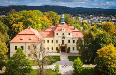 Château à vendre Mirošov, Zámek Mirošov, Plzeňský kraj, Vue frontale