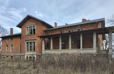 Manoir à vendre Bolkowice, Poméranie occidentale, Vue de l'arrière