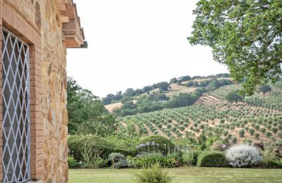 Maison de campagne à vendre Manciano, Toscane:  RIF 3084 Blick auf Garten und Umgebung