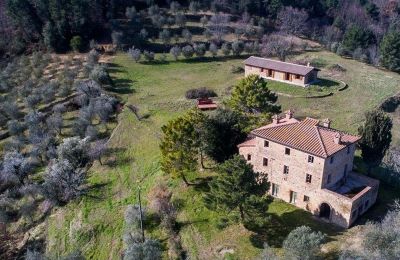Maison de campagne à vendre Rivalto, Toscane, Photo Drone