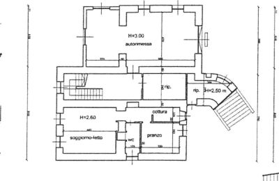 Propriété Verbania, Plan d'étage 1