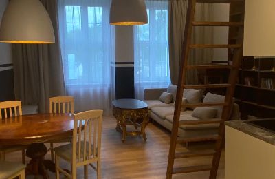 Appartement du château à vendre Lubiechowo, Pałac w Lubiechowie, Poméranie occidentale:  Widok na salon