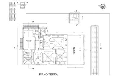 Propriété Francavilla Fontana, Plan d'étage 1