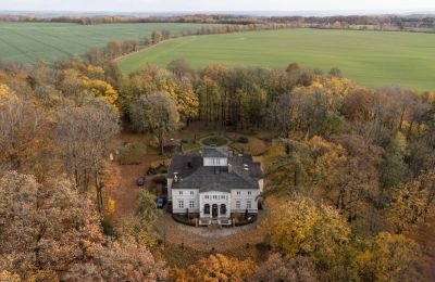 Manoir à vendre Lisewo, Dwór w Lisewie, Poméranie, Photo Drone