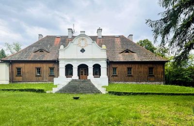 Manoir à vendre Paplin, Dwór w Paplinie, Mazovie:  Vue extérieure