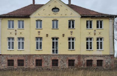 Manoir à vendre Drawno, Poméranie occidentale, Vue de l'arrière