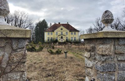 Manoir à vendre Drawno, Poméranie occidentale, Vue frontale