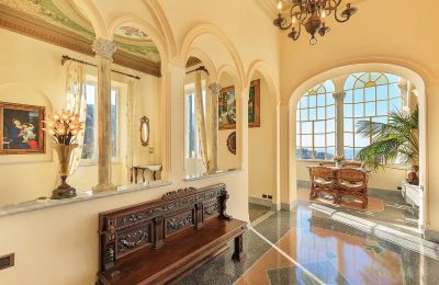 Villa historique à vendre Camogli, Ligurie:  Salle de séjour