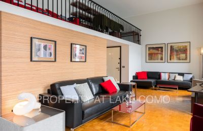 Appartement du château à vendre Torno, Lombardie, Salle de séjour