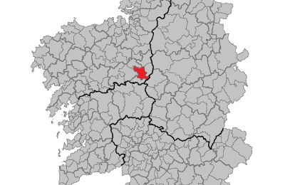 Maison de campagne à vendre Melide, Cabazás, Galice, Mapa