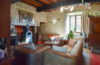Manoir à vendre Busserolles, Nouvelle-Aquitaine, Salle de séjour