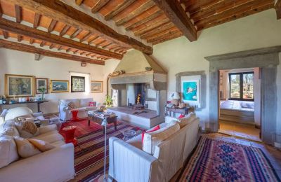 Maison de campagne à vendre Pontassieve, Toscane, Salle de séjour