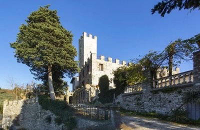 Château médiéval à vendre Croci di Calenzano, Toscane, Vue extérieure
