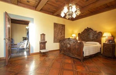 Château médiéval à vendre Croci di Calenzano, Toscane, Chambre à coucher