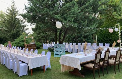 Manoir à vendre Trnavský kraj, okres Hlohovec, Koplotovce, Frídeský kaštieľ, Région de Trnava, Nádvorie - svadba