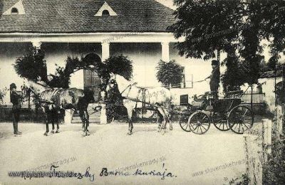 Manoir à vendre Trnavský kraj, okres Hlohovec, Koplotovce, Frídeský kaštieľ, Région de Trnava, Historický pohľad - hlavná kúria