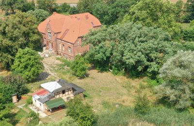 Manoir à vendre 17139 Malchin, Mecklembourg-Poméranie-Occidentale, Hausansicht Drohne