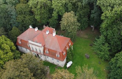 Manoir à vendre Popowo Stare, Pałac w Popowie Starym, Grande-Pologne, Photo Drone