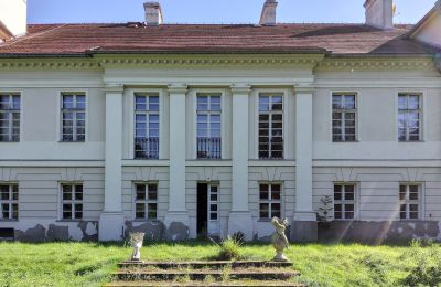 Château à vendre Siedlec, Pałac w Siedlcu, Grande-Pologne, Vue de l'arrière