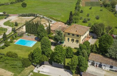 Demeure historique à vendre Bagno a Ripoli, Toscane, Photo Drone