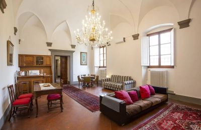 Demeure historique à vendre Bagno a Ripoli, Toscane, Salle de séjour