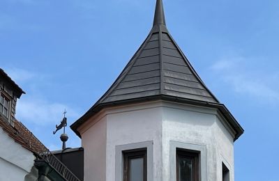 Château à vendre 84375 Kirchdorf am Inn, Hofmarkstraße 2, Bavière, Blick auf Türmchen und Wetterfahnen