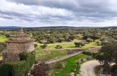 Château médiéval à vendre San Vicente de Alcántara, Estrémadure, Vue