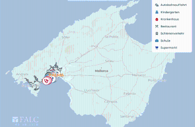 Manoir à vendre Mallorca, Palma, Gènova, Îles Baléares, Lageplan