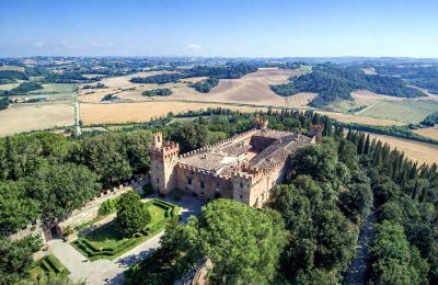 Château médiéval Castelfiorentino, Toscane