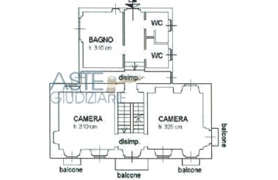 Propriété Oggebbio, Plan d'étage 2