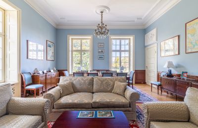 Château à vendre Marzewo, Varmie-Mazurie, Salle de séjour