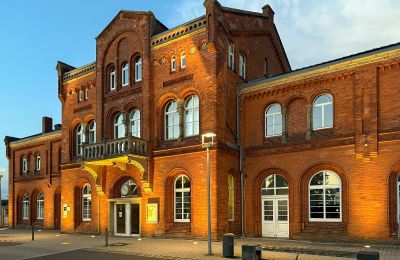 Propriété historique à vendre 49356 Diepholz, Am Bahnhof  1, Basse-Saxe, Ansicht Stadtseite mit Beleuchtung