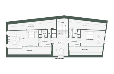 Château à vendre 32683 Barntrup, Rhénanie-du-Nord-Westphalie, Grundriss - DG
