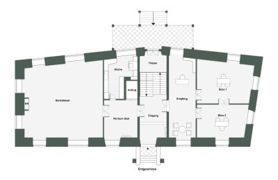 Château à vendre 32683 Barntrup, Rhénanie-du-Nord-Westphalie, Grundriss - EG