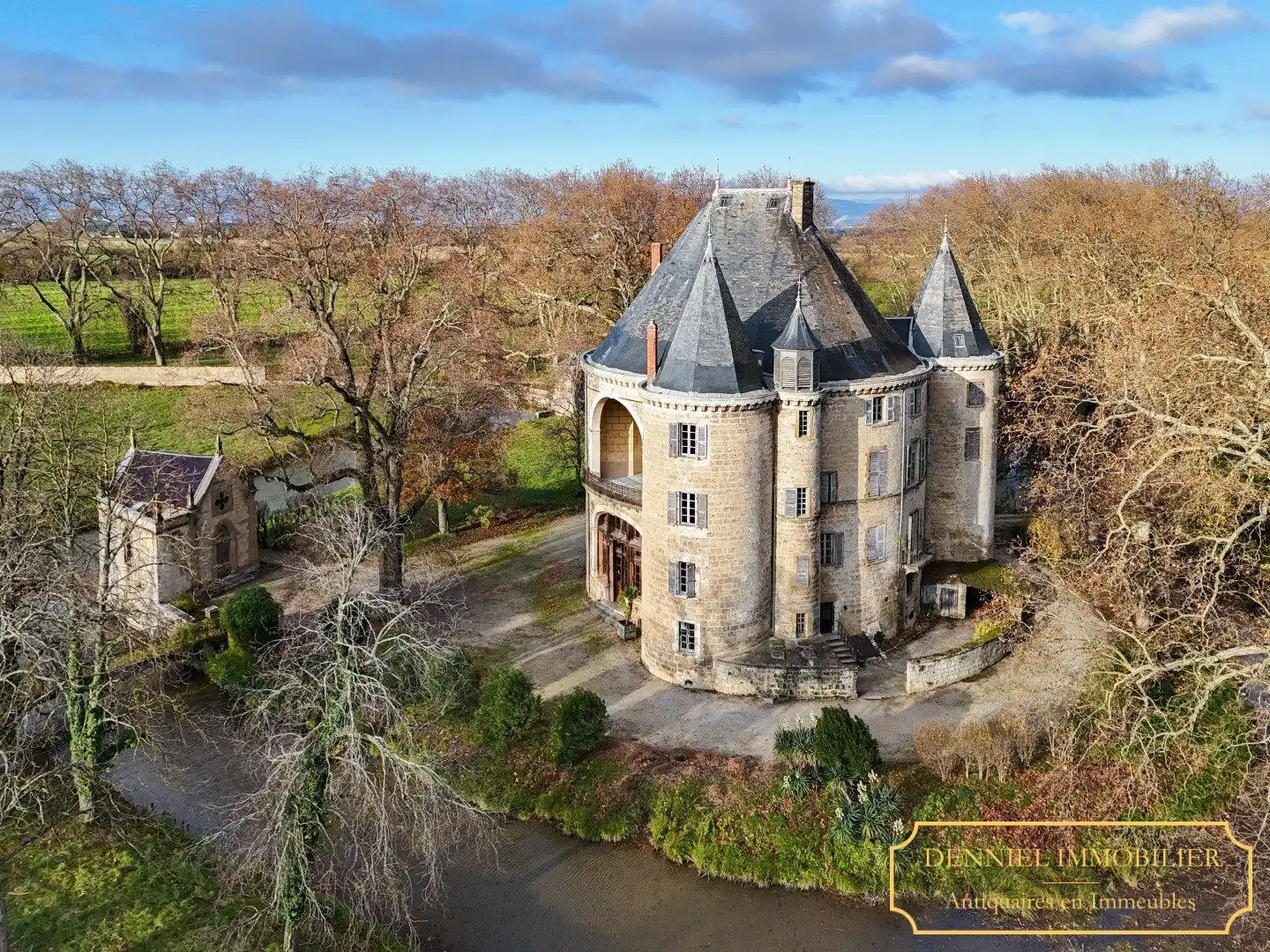 Photos Château médiéval restauré avec domaine de 87 hectares près de Valence (Drôme)