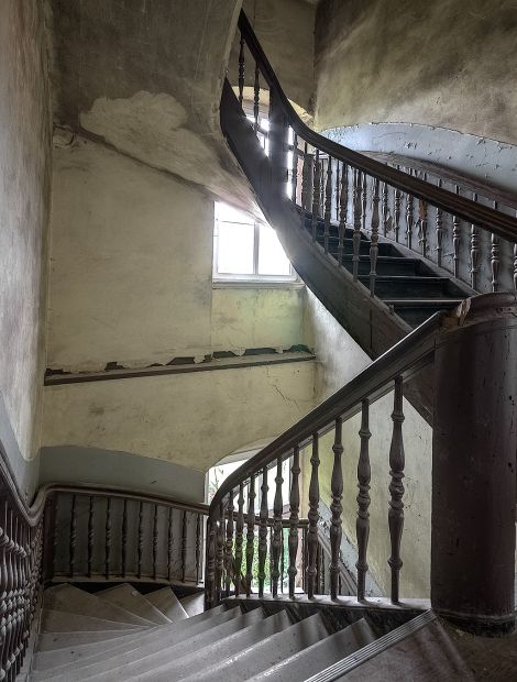 Rottleben, Barbarossastraße - Escalier Manoir Rottleben