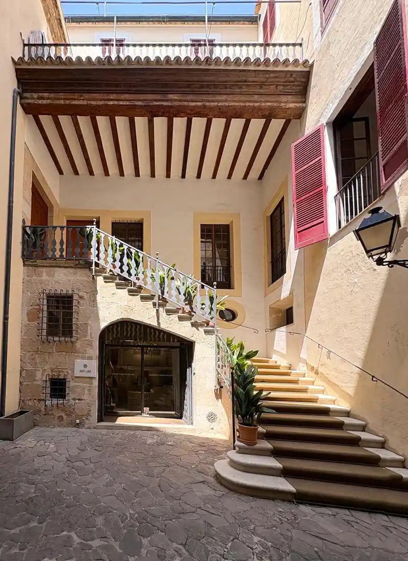 Entrée de l’Art Lab, Galerie Braun, Palma