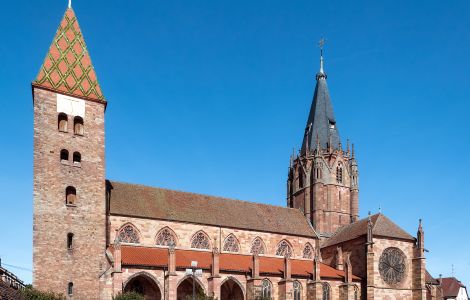 Wissembourg, Avenue de la Sous-Prefecture - Abbatiale Saint-Pierre-et-Saint-Paul