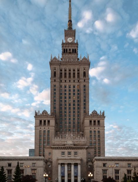 Warszawa, Palace of culture - Les plus belles vues de Varsovie : Palais de la culture