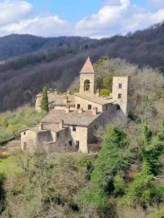 Propriété de caractère avec église dans le hameau médiéval de Monte Migiano, 06019 Umbertide, Ombrie
