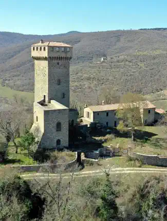 Château avec vue panoramique près du lac Trasimène, 06060 Pian di Marte, Ombrie
