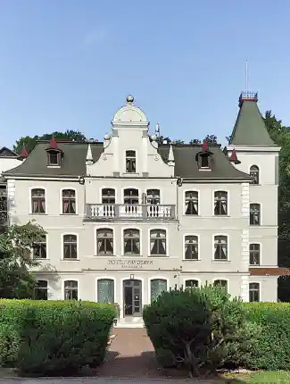 Hôtel historique, ville thermale de Duszniki-Zdrój, Duszniki-Zdrój, Basse-Silésie