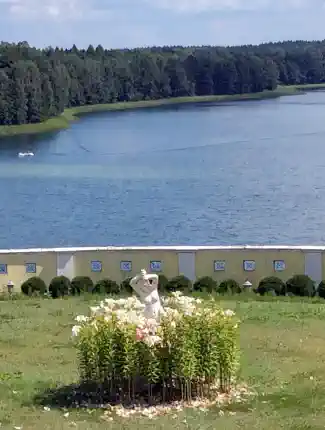 Manoir au bord d'un lac en Mazurie, près d'Olsztyn, Olsztyn, Varmie-Mazurie