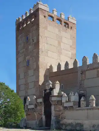 Château du XVe siècle à Narros de Saldueña, Narros de Saldueña, Castille-et-León