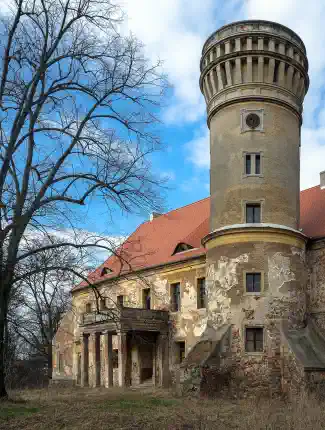 Château de Basse-Silésie - Concept hôtelier avec plan de projet, Osetno, Basse-Silésie