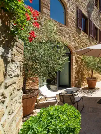 Maison de caractère du XVe siècle à Castelmuzio, Castelmuzio, Toscane
