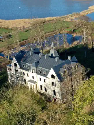 Domaine au bord du lac en Poméranie occidentale, 217 ha de terrain en option, Poméranie occidentale
